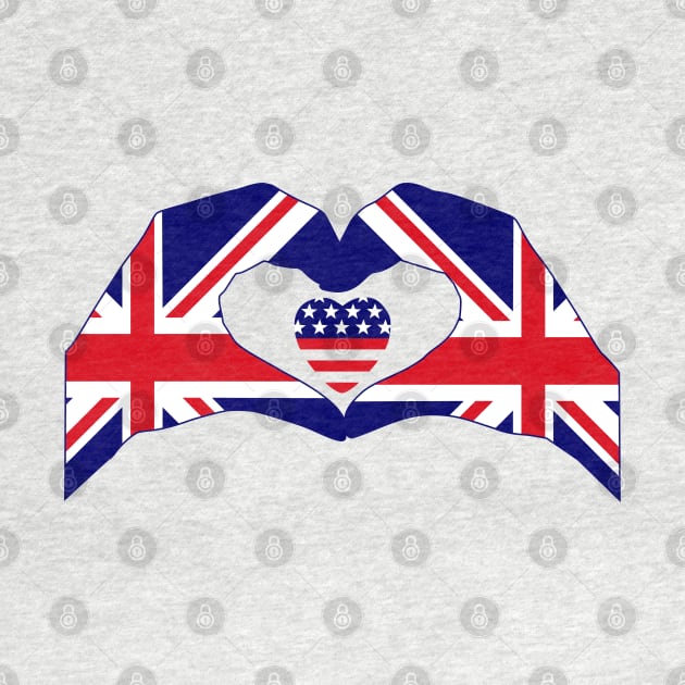 We Heart UK & USA Patriot Flag Series by Village Values